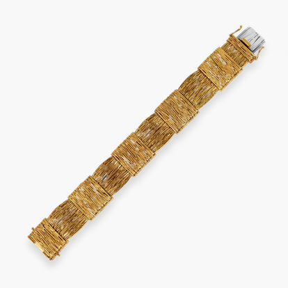 1960s Cartier Textured Gold Bracelet