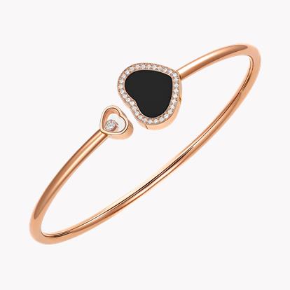 Chopard Happy Hearts Black Onyx Bangle