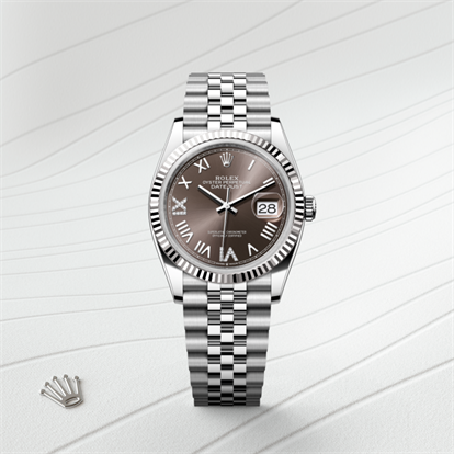 Datejust 36, Oyster, 36 mm, Oystersteel and white gold watch