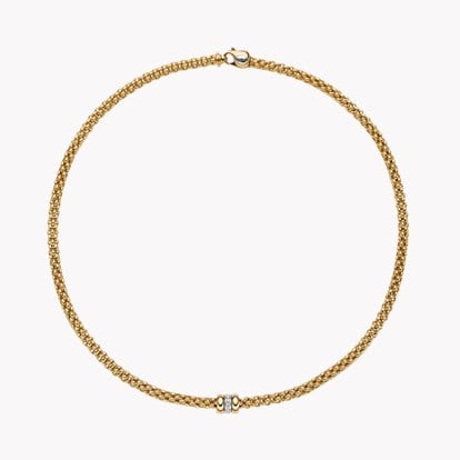 FOPE Solo Necklace in 18ct Yellow Gold