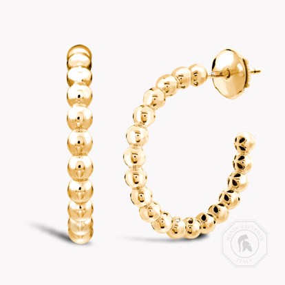 Bohemia Large Plain Earrings in 18ct Yellow Gold
