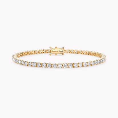 Brilliant Cut Diamond Line Bracelet