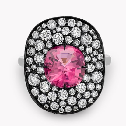 Snowstorm 3.70ct Spinel and Diamond Cocktail Ring