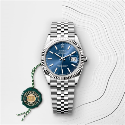 Datejust 36, Oyster, 36 mm, Oystersteel and white gold watch