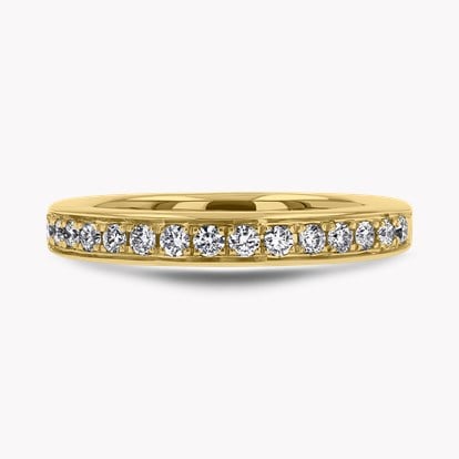 Brilliant Cut Diamond Half Eternity Ring