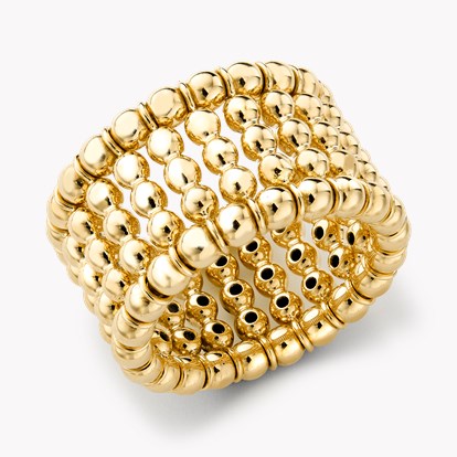 Bohemia Expandable Three Row Ring in 18ct Yellow Gold