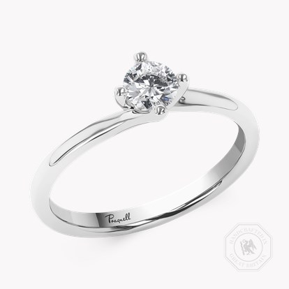 Union 0.30ct Brilliant Cut Diamond Ring - 2.2mm Width in Platinum