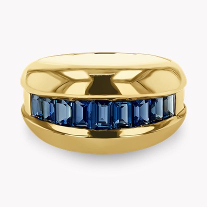 Cartier Sapphire Half Eternity Ring