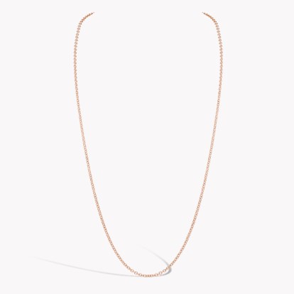 Rolo Chain 60cm in 18ct Rose Gold