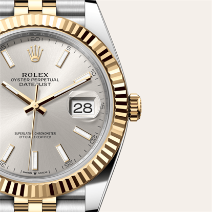 Datejust 41, Oyster, 41 mm, Oystersteel and yellow gold watch
