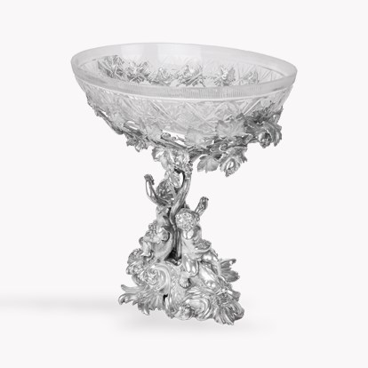 Silver Victorian Table Centrepiece