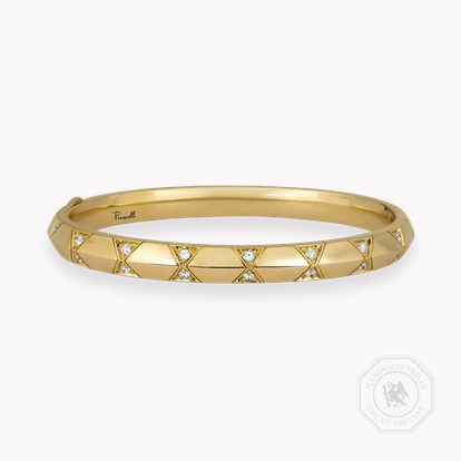 Origins Medium Diamond Set Bangle