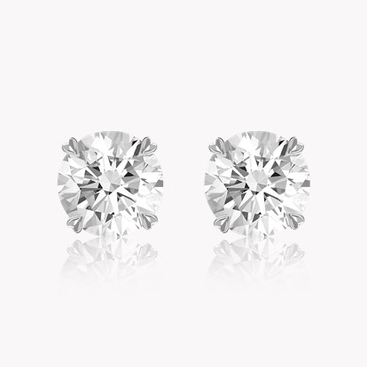 Windsor 6.02ct Diamond Stud Earrings in 18ct White Gold