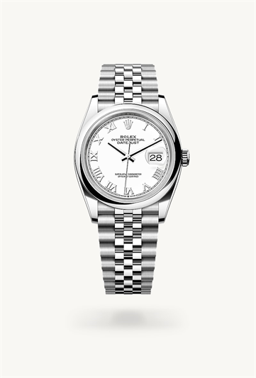 Rolex Datejust 36 Oyster, 36 mm, Oystersteel