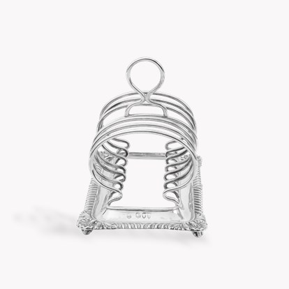Silver Toast Rack on Feet