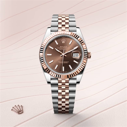 Datejust 41, Oyster, 41 mm, Oystersteel and Everose gold watch
