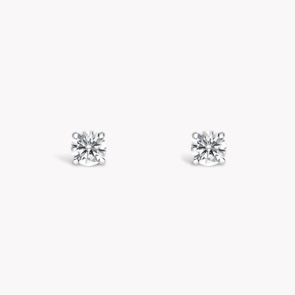 Contemporary Brilliant Cut 0.36ct Diamond Stud Earrings in 18ct White Gold
