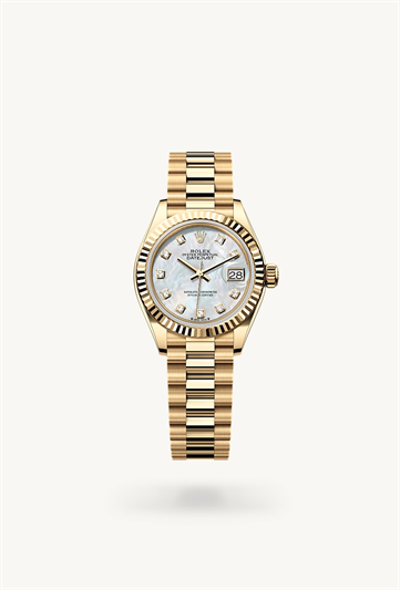 Rolex Lady-Datejust Oyster, 28 mm, yellow gold