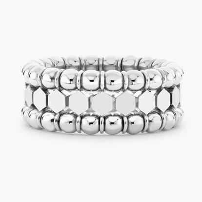 Bohemia Expandable Three Row Ring