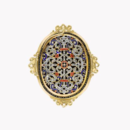 Victorian Mother of Pearl Brooch