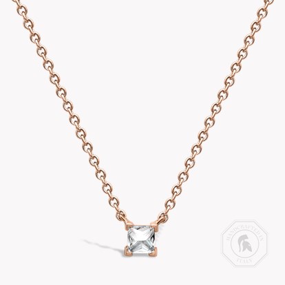 RockChic Diamond Solitaire Necklace