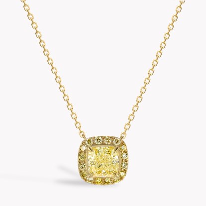 Celestial 1.51ct Fancy Yellow Diamond Pendant in 18ct Yellow Gold