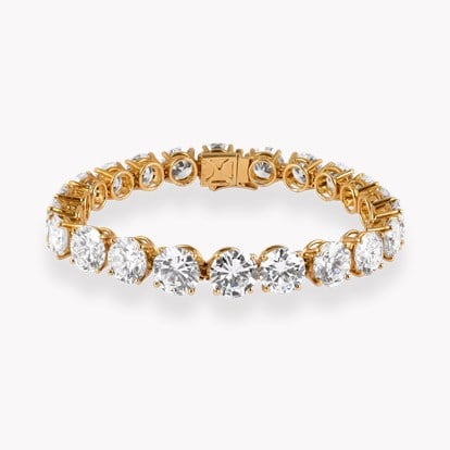 1980s Boucheron 25.53ct Diamond Line Bracelet