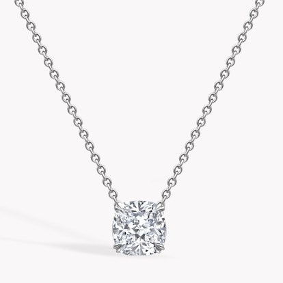 Windsor 1.01ct Cushion Diamond Pendant in 18ct White Gold 