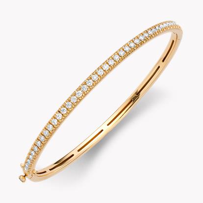 Diamond Half Hoop Bangle