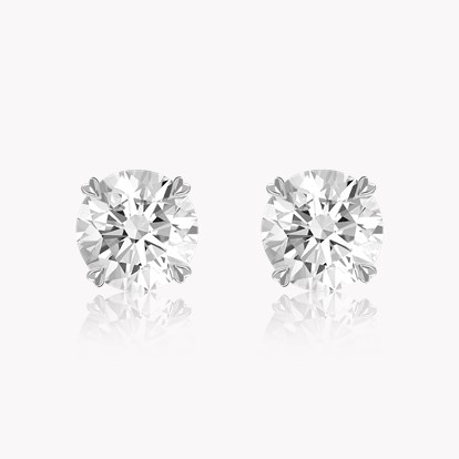 Windsor 5.03ct Diamond Stud Earrings in 18ct White Gold