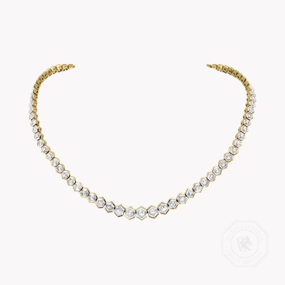 Masterpiece Honeycomb 34.01ct Diamond Necklace