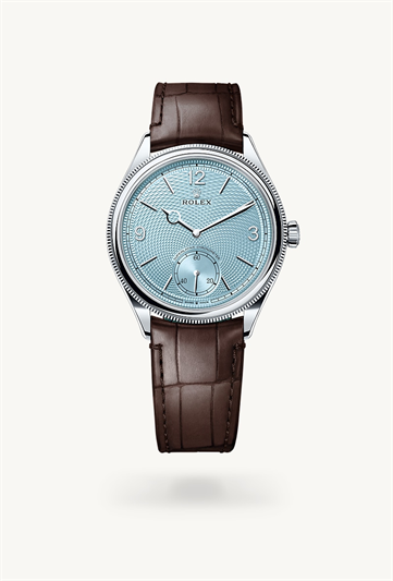 Rolex 1908 39 mm, platinum, polished finish