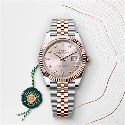 Datejust 41, Oyster, 41 mm, Oystersteel and Everose gold watch