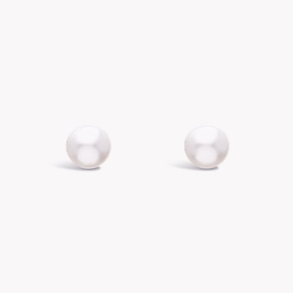 Akoya Pearl Stud Earrings in 18ct Yellow Gold