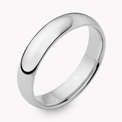 5mm Light Court Wedding Ring in Platinum