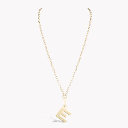 Letter E Pendant Charm