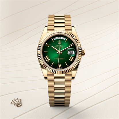 Day-Date 40, Oyster, 40 mm, yellow gold watch