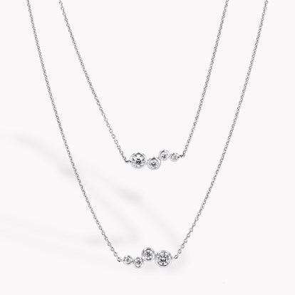 Bubbles Diamond Long Necklace
