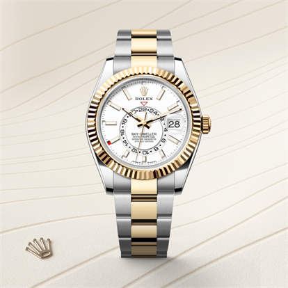Sky-Dweller, Oyster, 42 mm, Oystersteel and yellow gold watch
