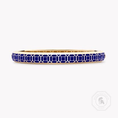 Revival Enamel Bangle in 18ct Yellow Gold