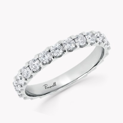 Brilliant Cut Diamond Eternity Ring 3.00ct in Platinum