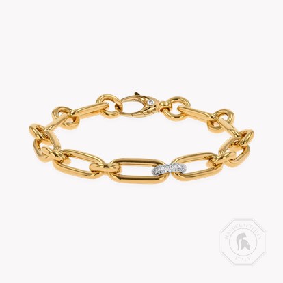 Mini Havana 0.43ct Diamond Bracelet in 18ct Yellow & White Gold