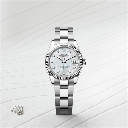 Datejust 31, Oyster, 31 mm, Oystersteel and white gold watch