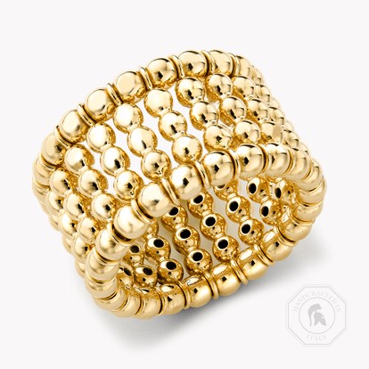 Bohemia Expandable Five Row Ring in 18ct Yellow Gold