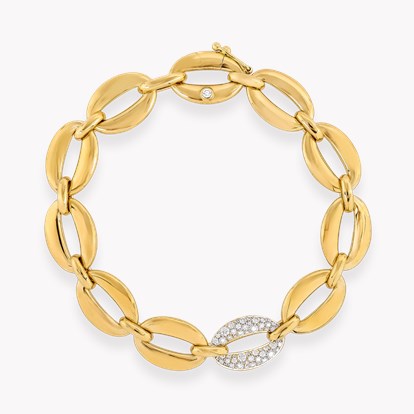 Freya Valkyrie 1.192ct Diamond Oval Link Bracelet