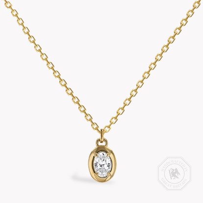 Skimming Stone 0.71ct Diamond Pendant