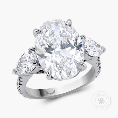 Masterpiece Oval Cut 7.02ct Diamond Ring