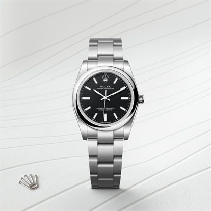 Oyster Perpetual 34, Oyster, 34 mm, Oystersteel watch