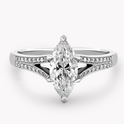 Imperial 0.91ct Marquise Cut Diamond Ring