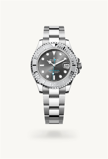Rolex Yacht-Master 37 Oyster, 37 mm, Oystersteel and platinum